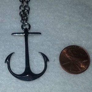 Silver Anchor Necklace